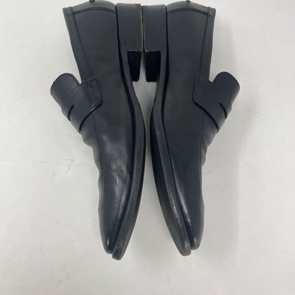 GUCCI MEN'S BLACK LEATHER LOAFERS DRESS SHOES SIZE EU 42 E - Picture 5 of 8